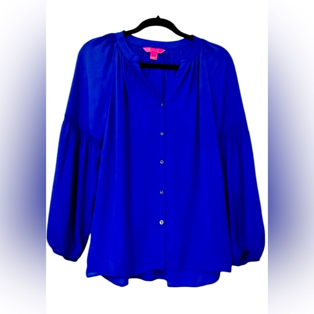 Lilly Pullizer Anela blouse top (Medium)